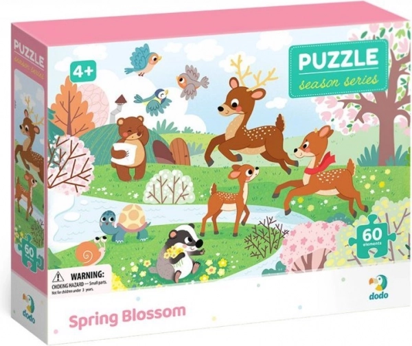 DODO puzzle Ročné obdobia – jar v rozkvete, 60 dielikov