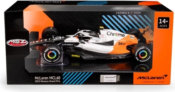 Zberateľský model McLaren MCL60 Monako GP v mierke 1:24
