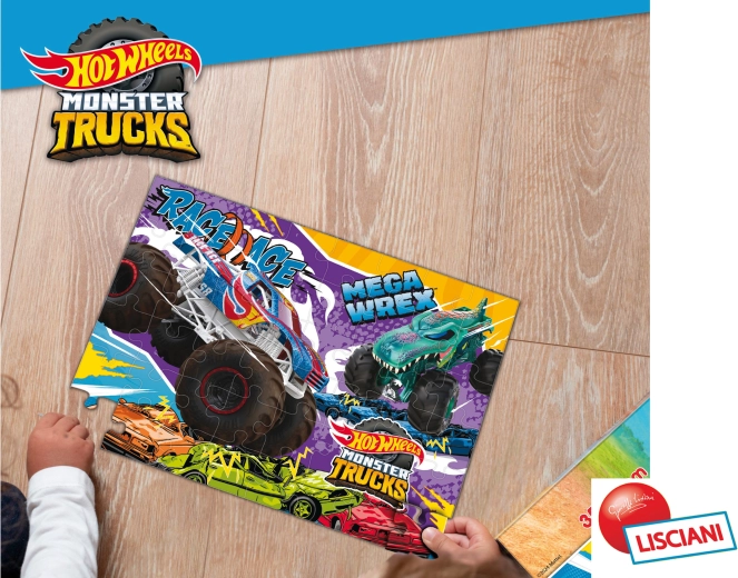 Hot Wheels puzzle s 48 dielikmi 35 × 25 cm