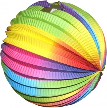 Lampión Guľa Rainbow 25 cm
