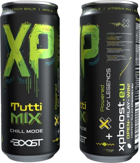 XP BOOST drink detský bylinný nápoj Tutti mix 330 ml
