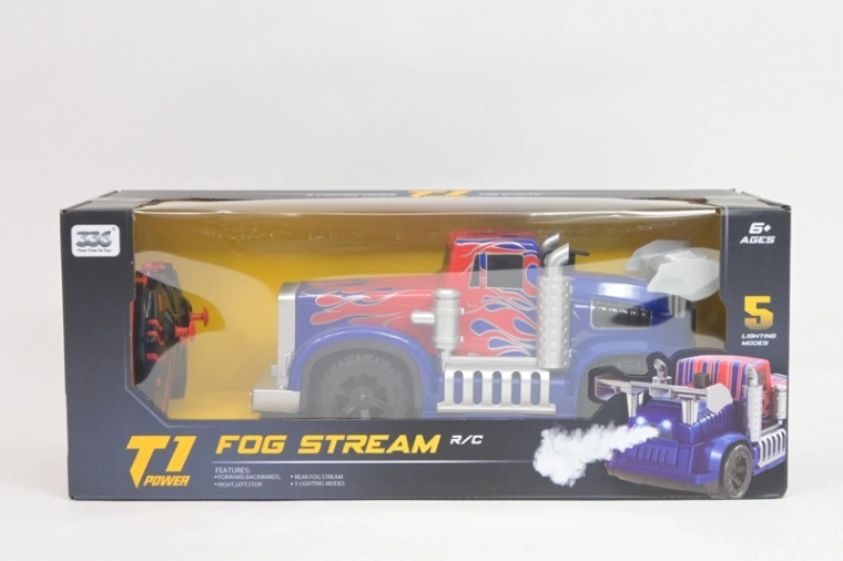 RC monster truck s parným efektom Fog Stream