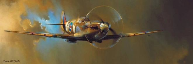 EUROGRAPHICS panoramatické puzzle Spitfire – 1000 dielikov