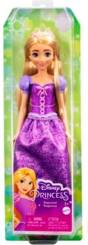 Bábika DISNEY PRINCESS RAPUNZEL s trblietavými šatami a doplnkami