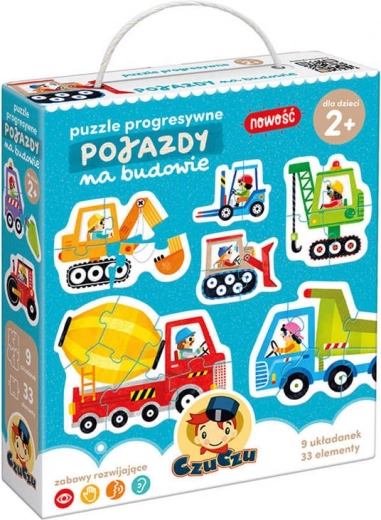 CzuCzu progresívne puzzle vozidlá na stavbe
