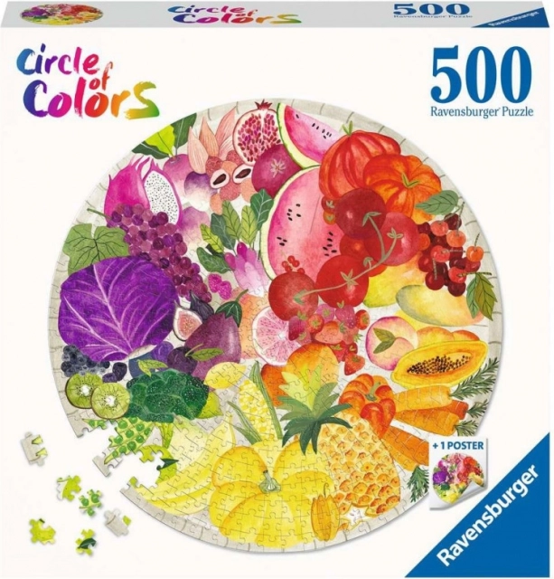 Ravensburger puzzle ovocná a zeleninová symfónia 500 dielikov