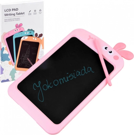 Detský LCD grafický tablet s stylusom – Ružová