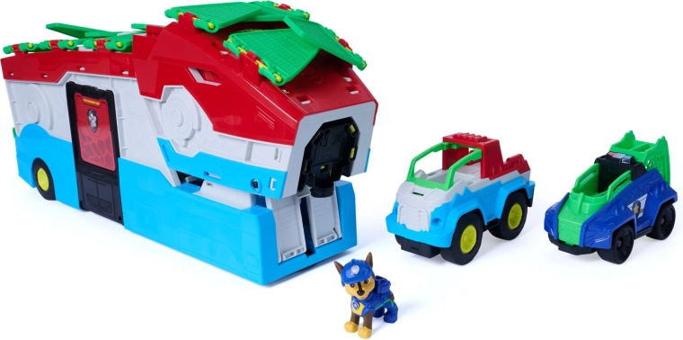 Spin Master Psia patrola a dinosaury, premeniteľné mobilné veliteľstvo 2 v 1