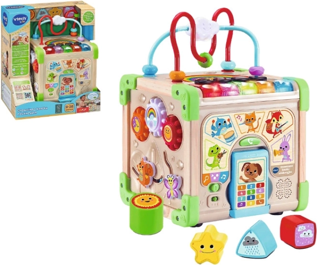 Drevená edukačná kocka VTech