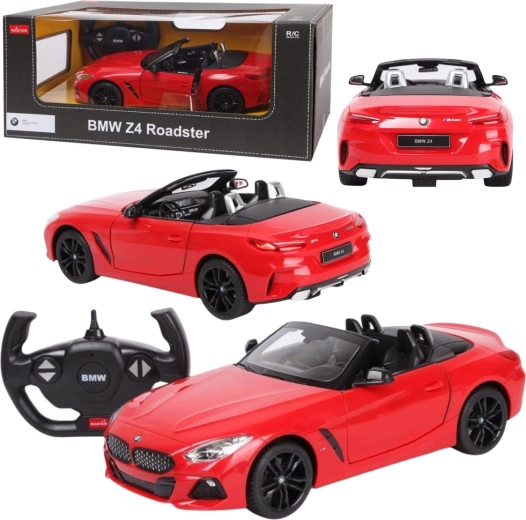 Diaľkovo ovládané auto BMW Z4 Roadster Rastar 1:14 červené
