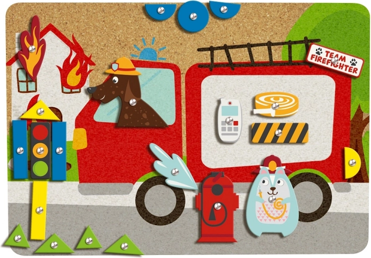 Lena klopkacia hra Hasiči