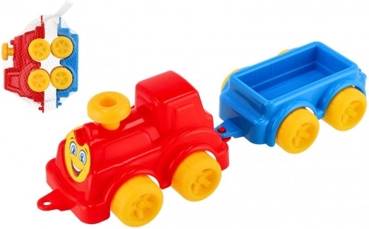 Plastový vláčik s odpojiteľným vagónikom 41 cm