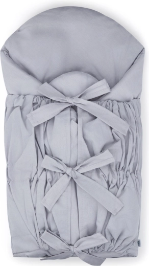 Zavinovačka so šnurovaním s kokosovou vložkou Light Grey 75 × 75 cm PETITE&MARS