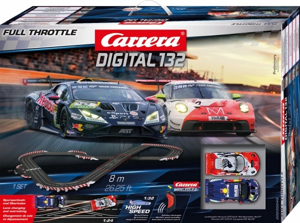 Autodráha Carrera Digital 132 Full Throttle 8 m