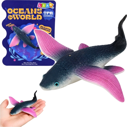 Oceans World gumová figúrka lietajúcej ryby 12,5 cm