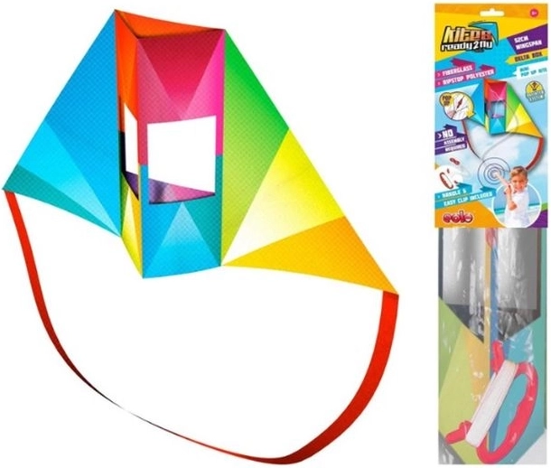 Eolo Toys mini nylonový šarkan delta 56 × 30 cm