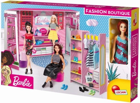 Lisciani Barbie módny butik s bábikou