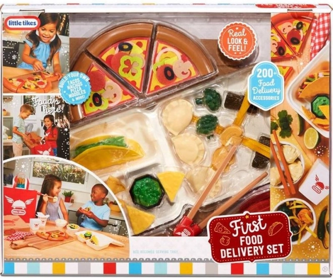 Little Tikes First Food Delivery – mega súprava jedla so sebou (200 doplnkov)