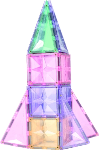Cleverclixx magnetická stavebnica petite pastel pack (36 ks)