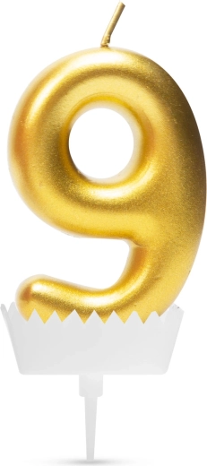 Tortová sviečka číslo 9