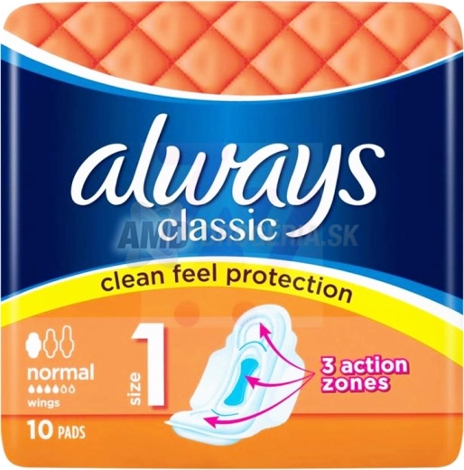 Always Classic Normal hygienické vložky 10 ks