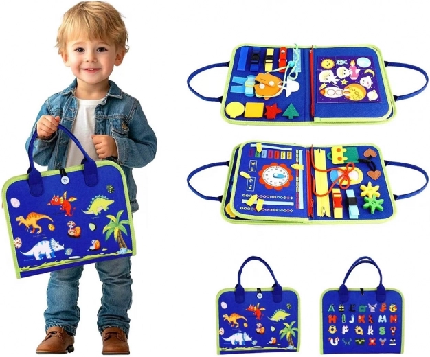 Senzorická busy kniha Dinosaury 4 – 2Kids Toys