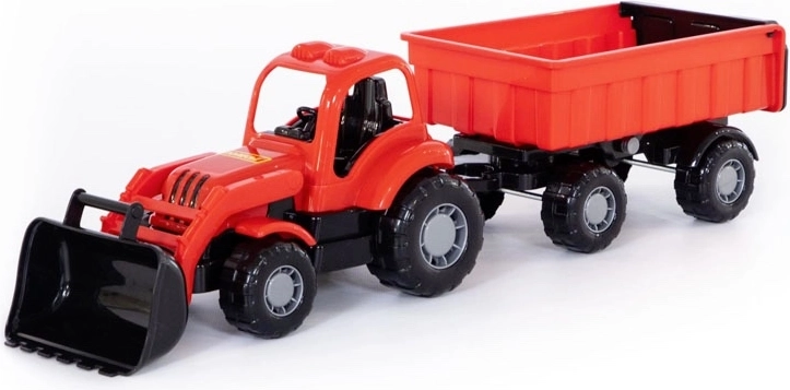 Traktor nakladač s prívesom Macher