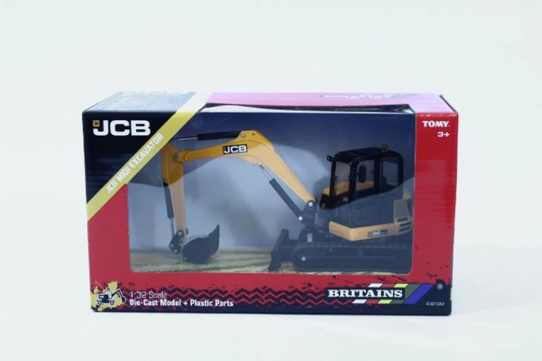 Britains JCB midi pásové rýpadlo 86C-1 (1:32)