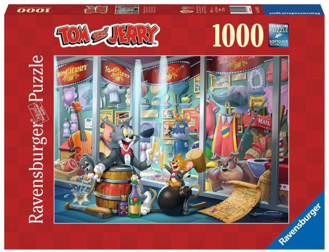 Puzzle 2D 1000 dielikov Tom a Jerry
