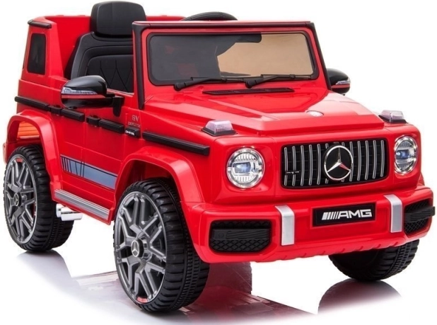 Červené detské elektrické auto Mercedes G63 AMG