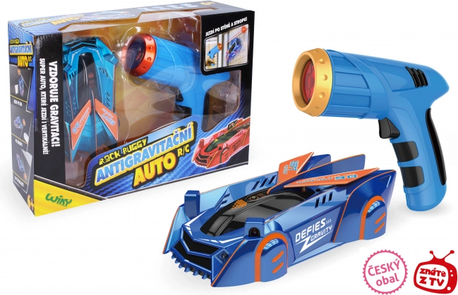 ROCK BUGGY Antigravitačné RC auto s laserom 15 cm modré