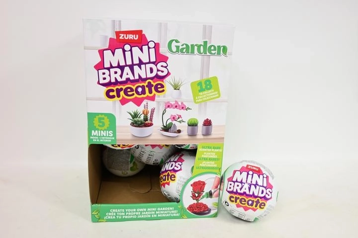 ZURU Mini Brands Create botanická záhrada – kapsula s mini rastlinami