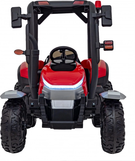 Traktor Blast s prívesom červený