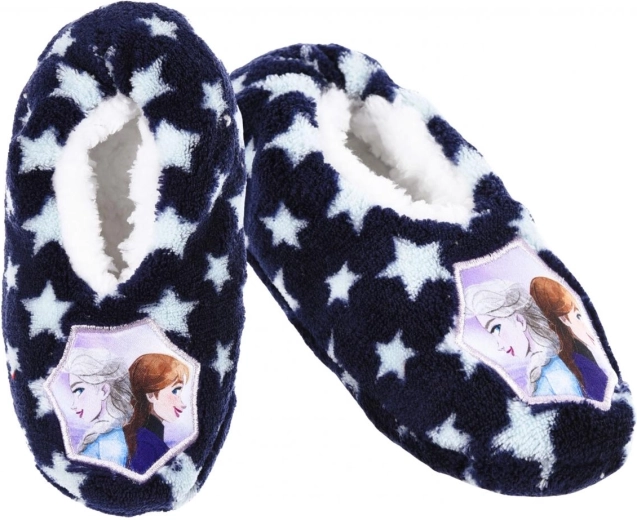 Detské papuče Disney Frozen tmavomodré