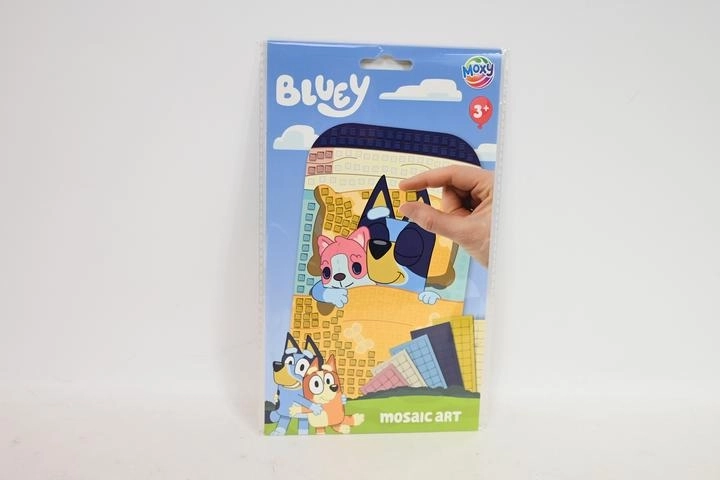 Bluey kreatívna mozaika A5 s penovými samolepkami