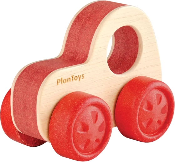 PlanToys detské drevené autíčko traktor