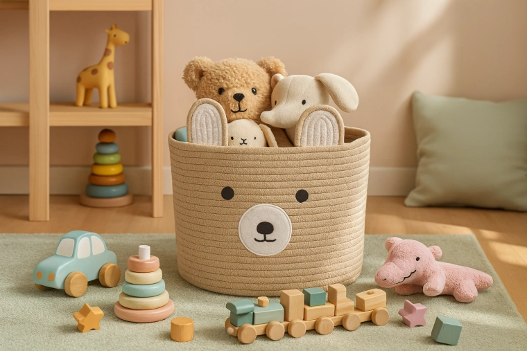 Praktická organizácia hračiek a doplnkov