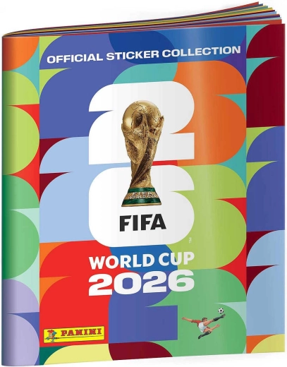 Panini FIFA World Cup 2026 zberateľský album na nálepky s mäkkou väzbou