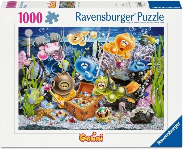 Ravensburger Puzzle Gelini: Podvodná zábava 1000 dielikov