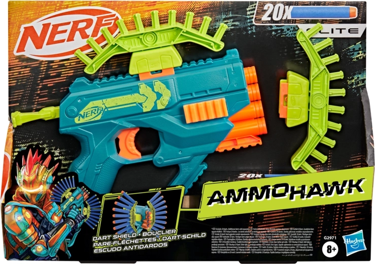 Hasbro Nerf Rebel Ops Ammohawk blaster s 20 šípkami