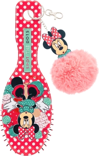 Hrebienok s pompom príveskom Minnie Mouse - 1 kus