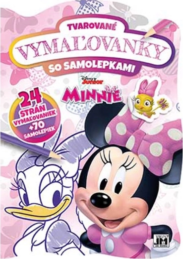 Tvarované omaľovánky Minnie