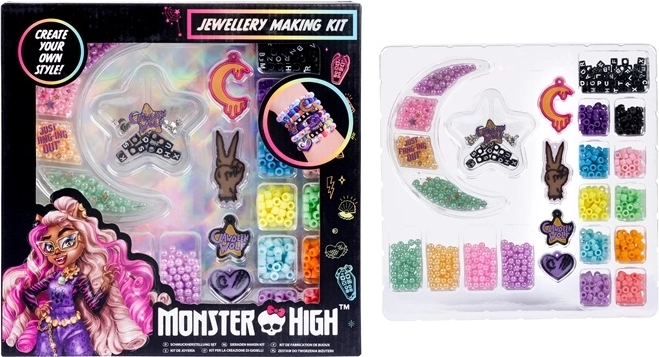 Monster High sada korálok na výrobu šperkov