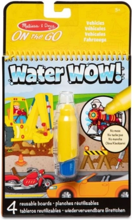 Vodné omaľovánky Water Wow Vozidlá – Melissa & Doug