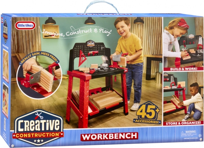 Detský pracovný stôl Creative Construction s náradím