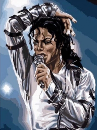 Diamantová mozaika - Michael Jackson