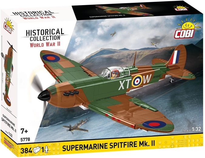 Cobi Supermarine Spitfire Mk.II stavebnica v mierke 1:32