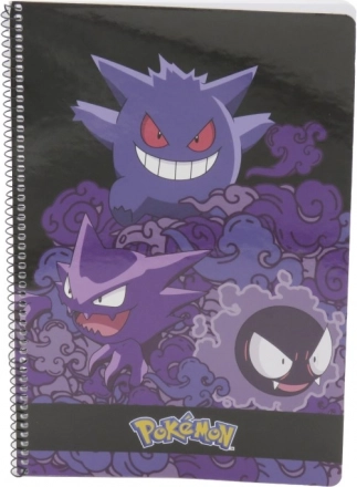Pokémon blok A4 s krúžkovou väzbou - Gengar