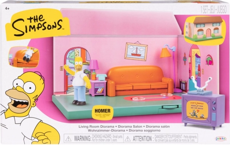 Herná sada domček THE SIMPSONS s figúrkou Homera