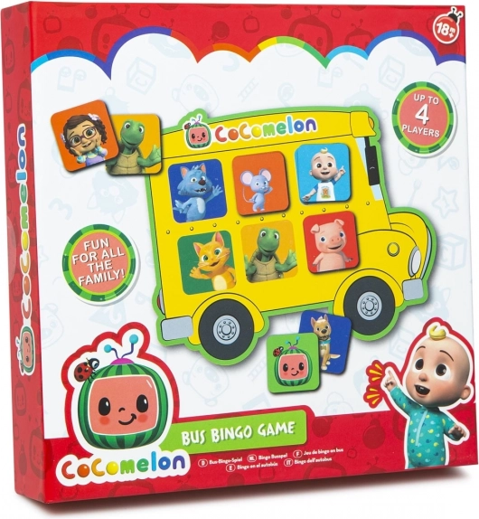 Cocomelon autobusová bingo hra